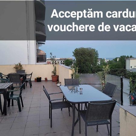 Cazare Eforie Nord, Plaja Acapulco, Garsoniere Four Studios, Bucatarie Comuna, Baie Proprie, Etaj 4, Fara Lift エクステリア 写真